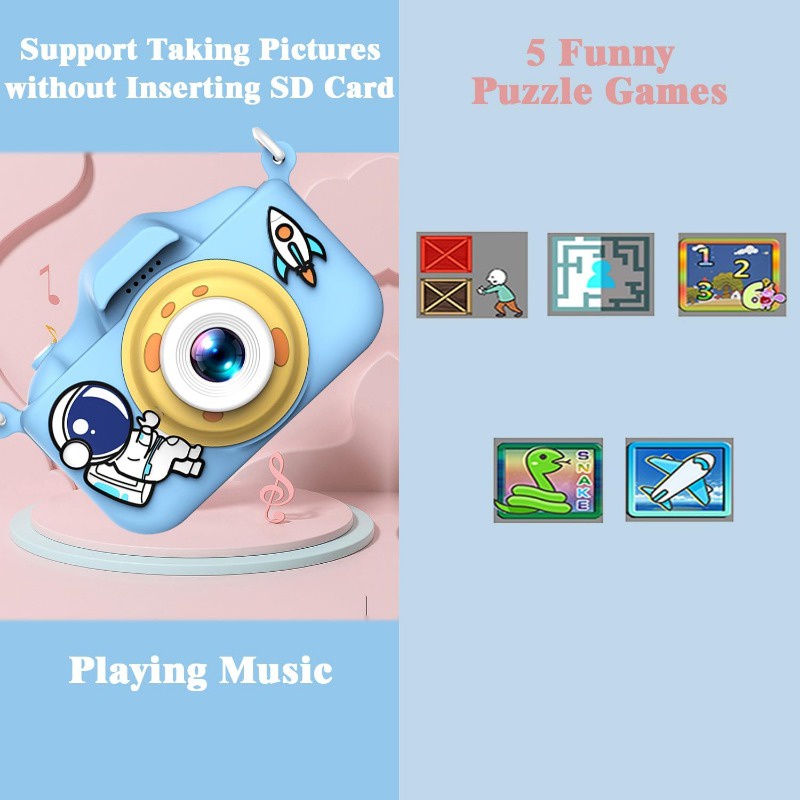 Los niños de la cámara digital Mini juguet educativos para niños regalos para bebés Regalo de Cumpleaños de la cámara digital 800 W de la cámara de vídeo proyección Pixel - China