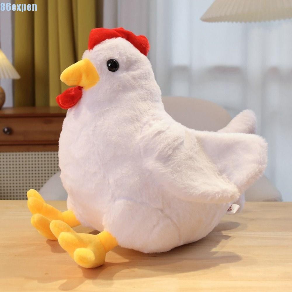 Peluche De Pollo Suave - 26 Cm, Juguete De Felpa Para Niños Y Adultos, Regalo Divertido