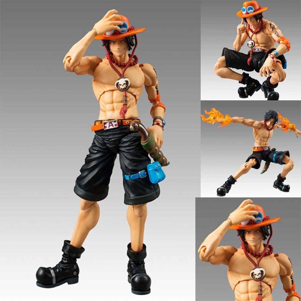 One Piece Figma Luffy Ace VAH OnePiece Action Figure Brother Monkey D ...