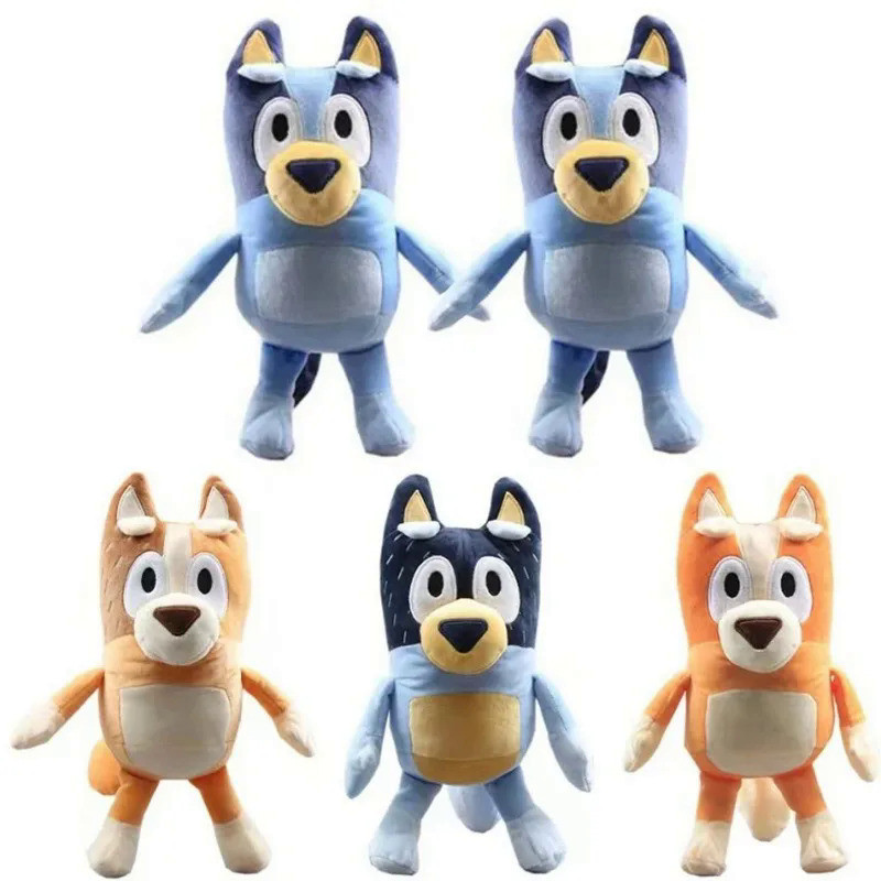 Juguete De Peluche Bluey De Animales Perro Anime Lucky Plushie Chilli Muñeca De Dibujos Animados