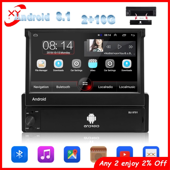 Autoradios 1 DIN - Radios Android y con pantalla (14)