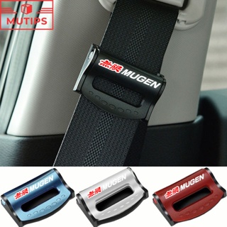 CARIZO 2Pcs. Seat Belt Shoulder Pads for Comfort, Embroided Logo Leather  Car Seat Belt Pads Safety Belt Cover (Color Strip) Compatible with BMW i8