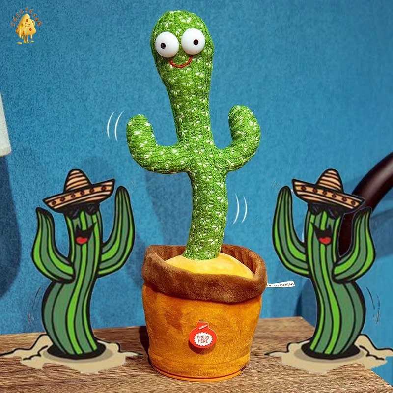 Juguetes de cactus bailarín, juguete de cactus parlante para niños y niñas,  juguete de cactus para bebé, juguete de cactus cantante con 60 canciones