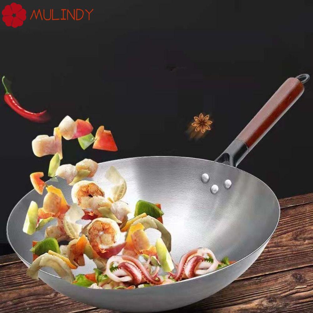 Wok de madera sin recubrimiento  Wok de hierro  tradicional-Tradicional-Aliexpress