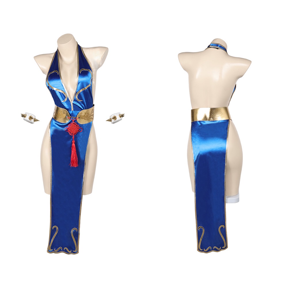 Chun Li Disfraz De Cosplay Traje De Baño Vestido De Fiesta | Shopee Colombia