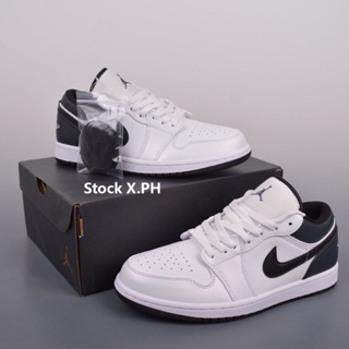 Jordan 1 bajito blanco best sale con negro