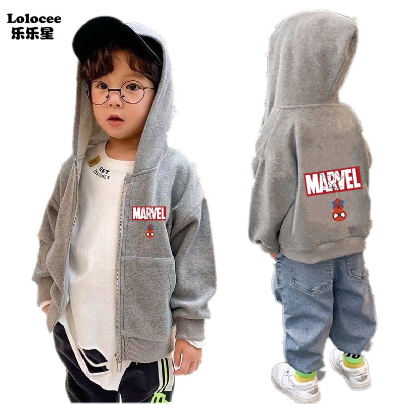 Marvel Spider-Man Sudadera con capucha para niños