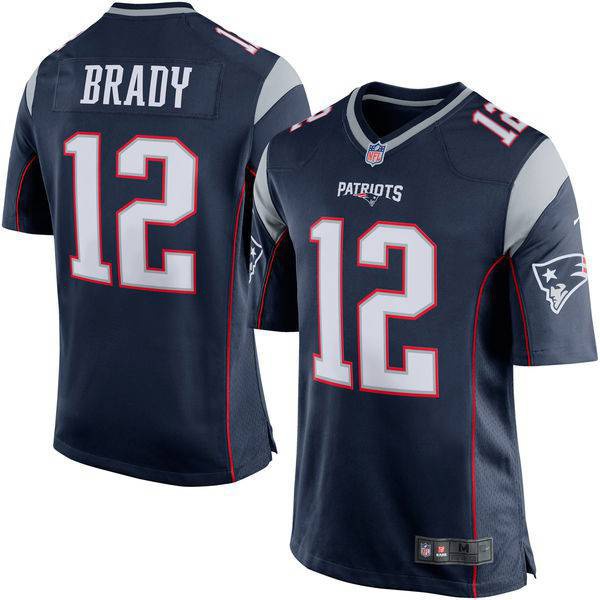 New England Patriots NFL soccer Tops No . 12 Tom Brady Jersey sport ...