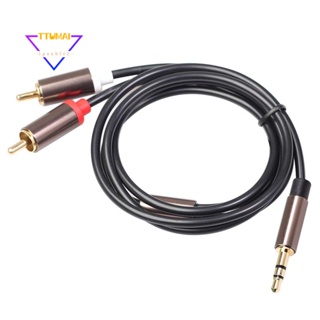 Cable Adaptador RCA Y, Cable RCA a Jack de 15 cm 1 Hembra a 2 RCA Macho  para subwoofer, Phono, AV, Audio, subwoofer para automóvil (Cable RCA Y