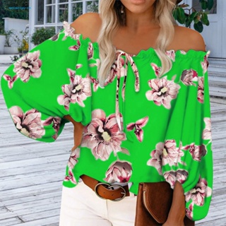 Blusa cuello discount barco con volante