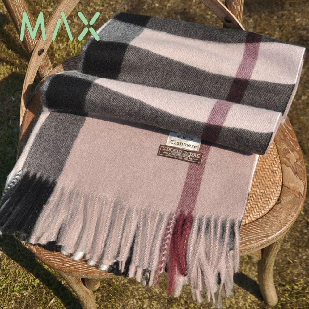 MAX Chal Plaid Engrosada Bufanda De Invierno Ins De Moda Cálido