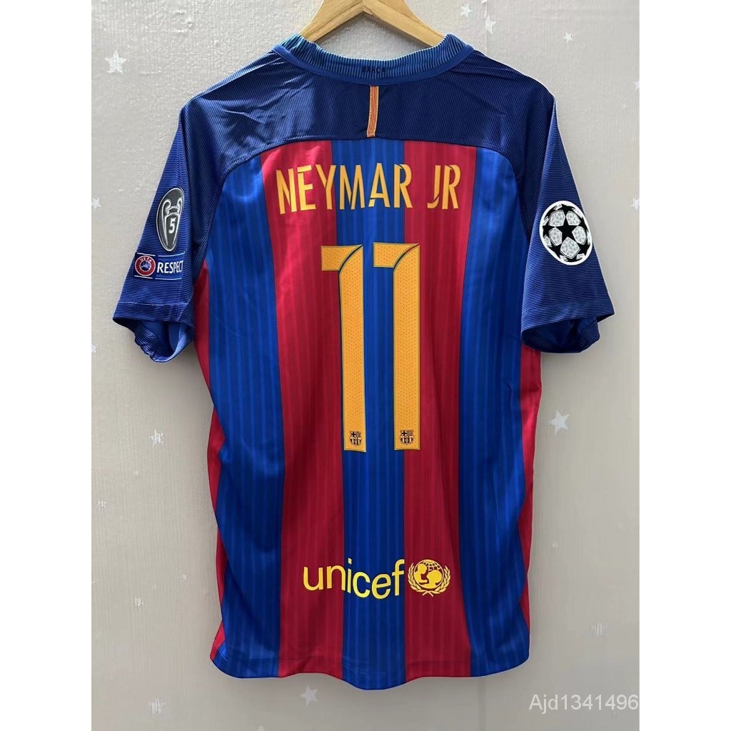 16 17 Barcelona Messi Neymar Jr Camiseta Personalizada Shopee Colombia