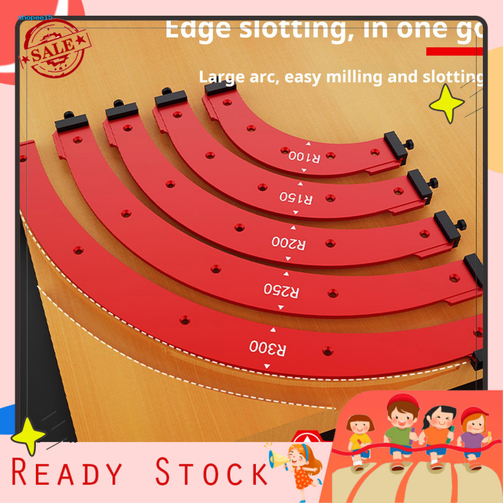Adjustable Angle Cuts Tool Woodworking Router Corner Radius Template ...