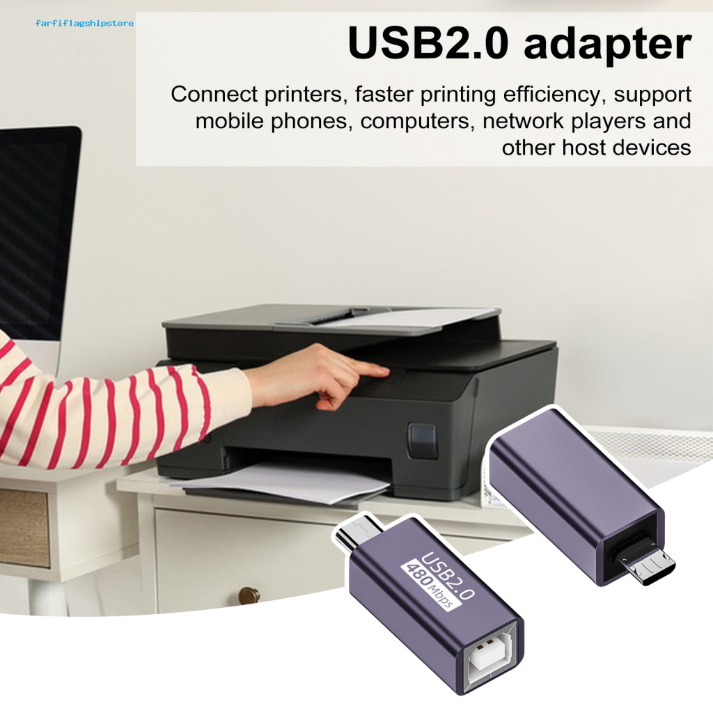 Usb Electronic Drum Adapter Usb2.0 Male to Usb-b Female for Phone ...