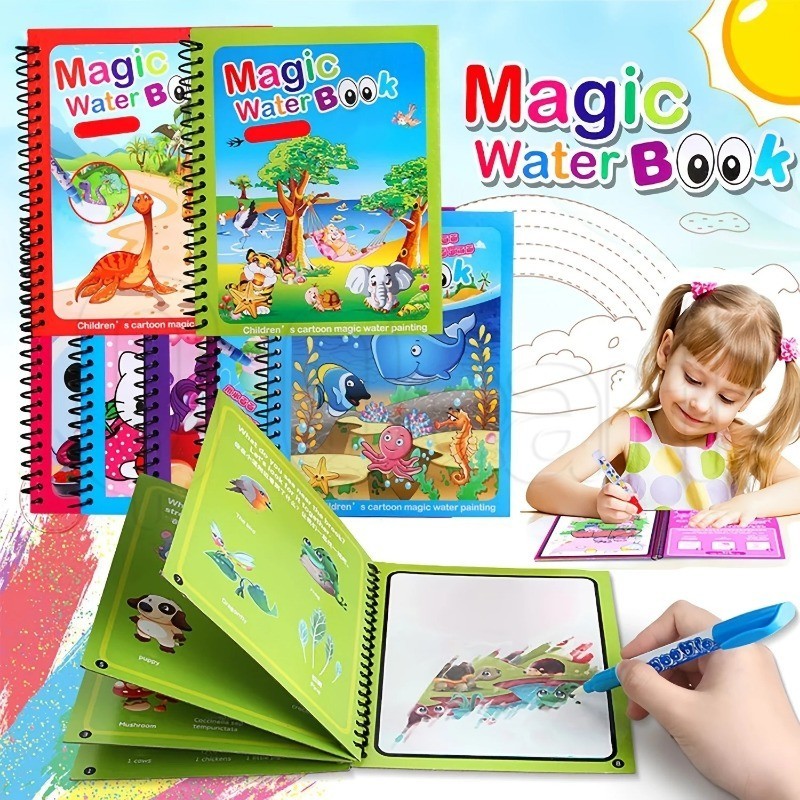 Libro De Dibujo De AguaJuguetes Mágicos MontessoriEducativo Para