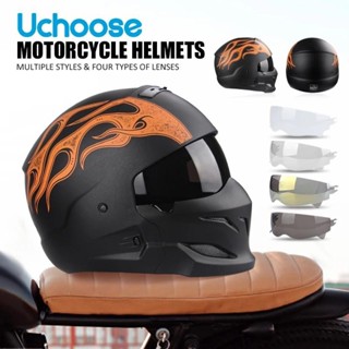 Depredador casco de cheap moto