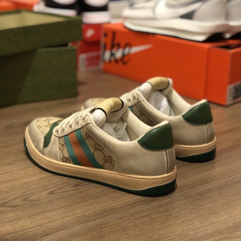 Tenis sucios de discount gucci