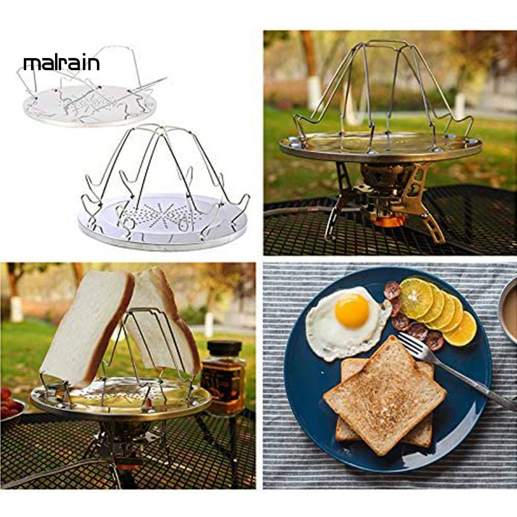 Outdoor Stove Toaster Rust-resistant Camp Portable Stainless Steel ...