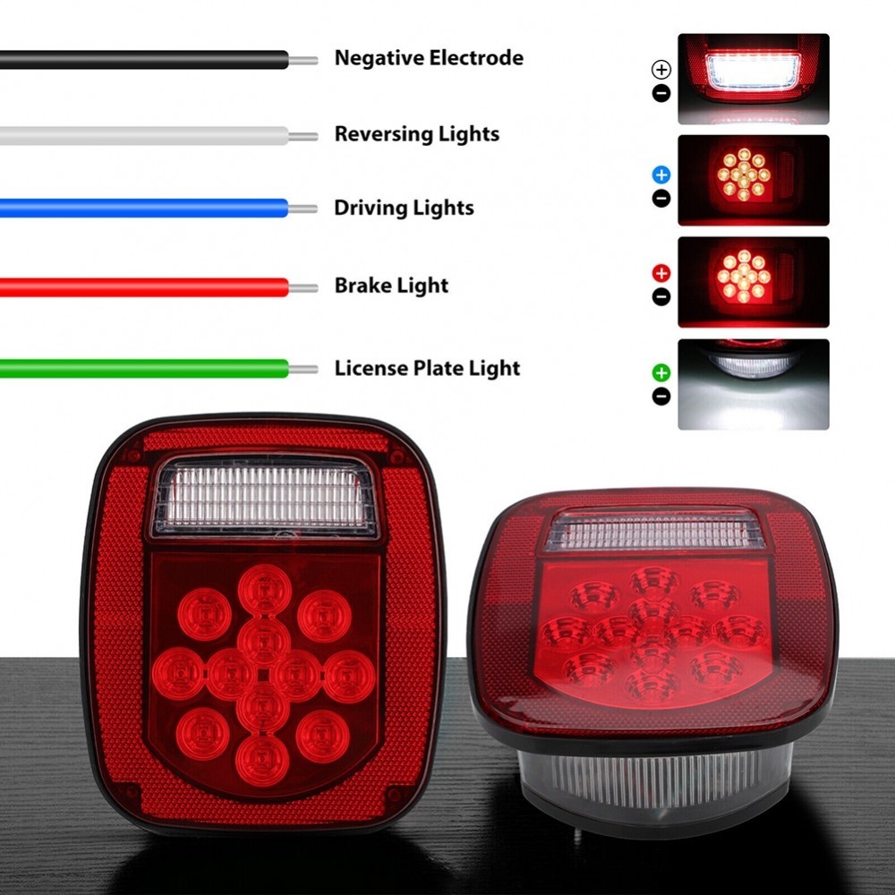 Luces Traseras - Conjunto De Luces Traseras Led Para Jeep Gr