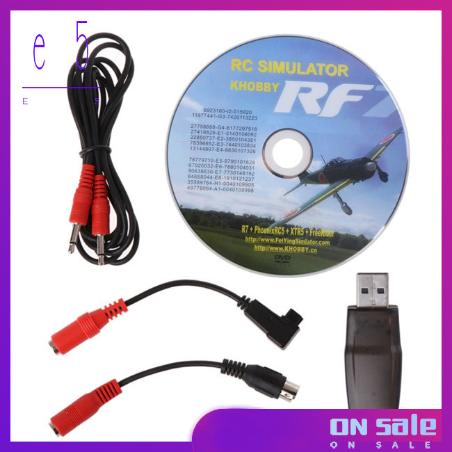 river0014 RC Simulador 22 En 1 USB Con Cables Compatibles Para G7 ...