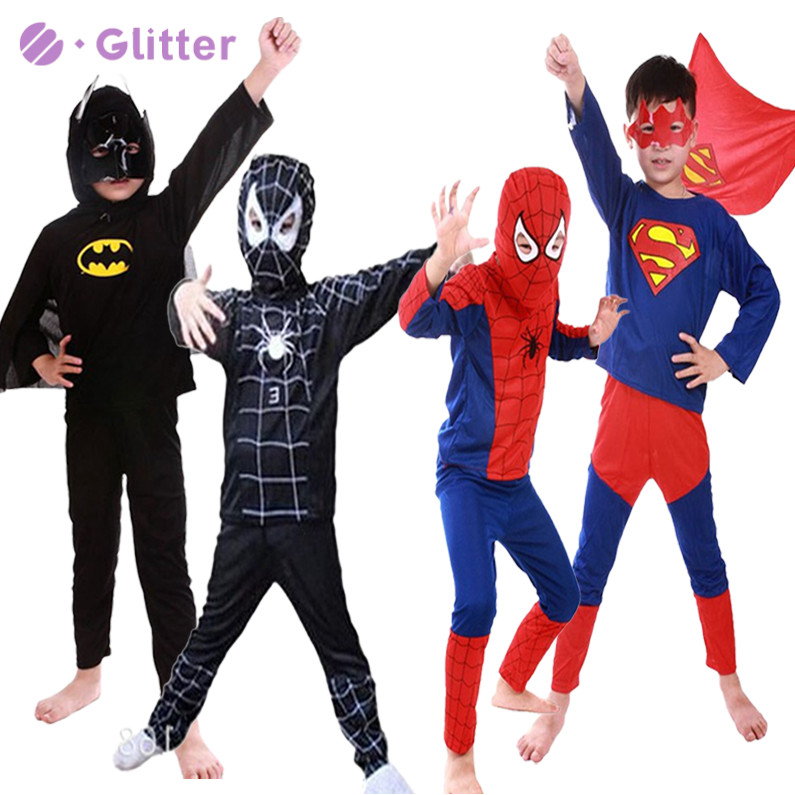 Disfraz De Batman Superhéroe Niños Batman Batman Cosplay Halloween Regalo Para Niños | Meses sin