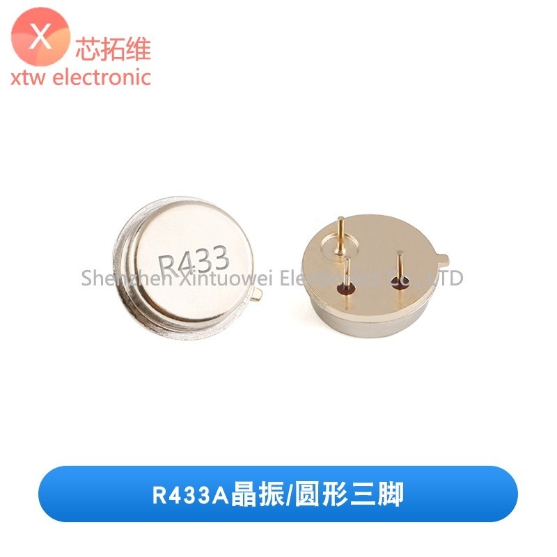 10Pcs/lot DIP Oscilador De Cristal R315A 315Mhz/R433A 433Mhz Trípode ...
