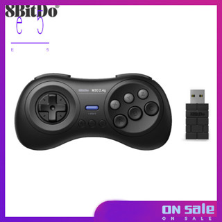 Mando inalámbrico de 8 botones 8bitdo, Blanco/Blanco compatible con Switch,  Sega Genesis mini & Mega Drive mini - Nintendo