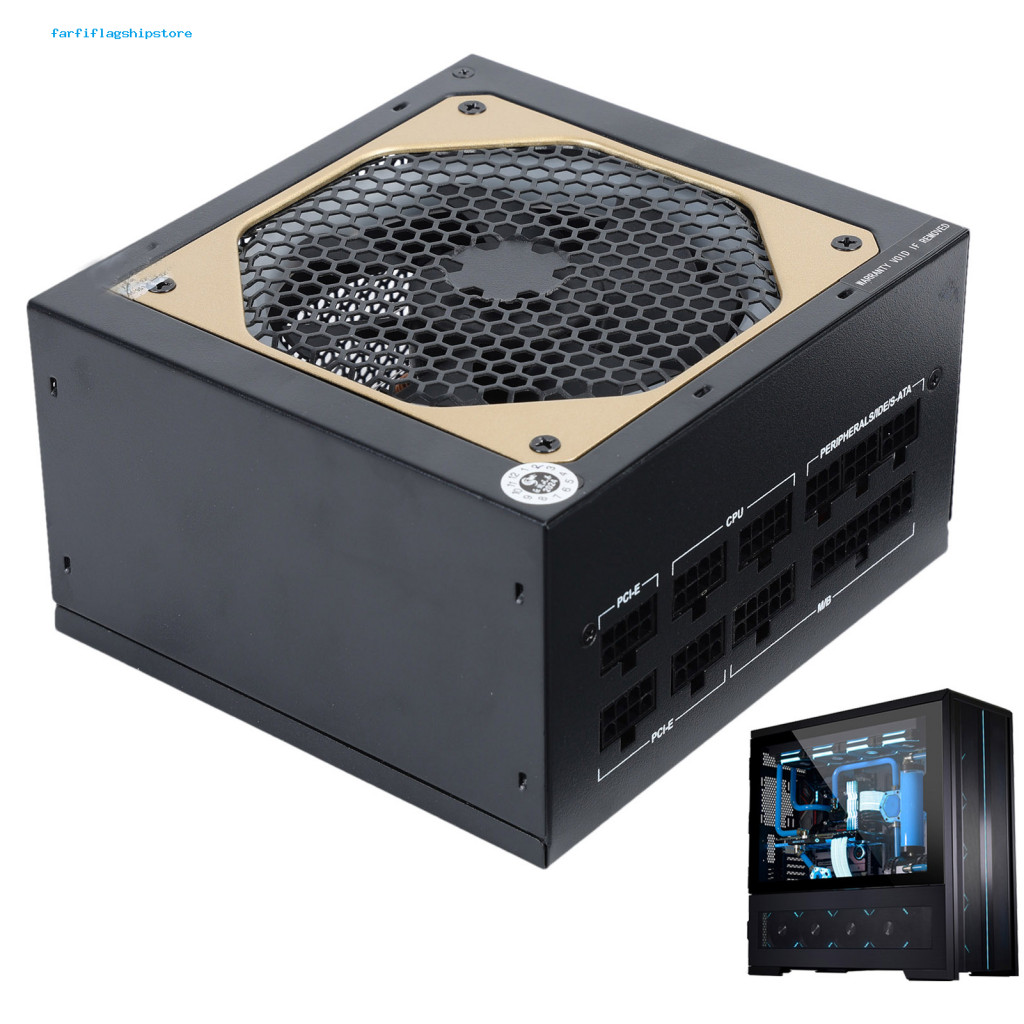 Power Supply with Fan 850w Rgb Gaming Unit Fully Modular 80 Plus ...