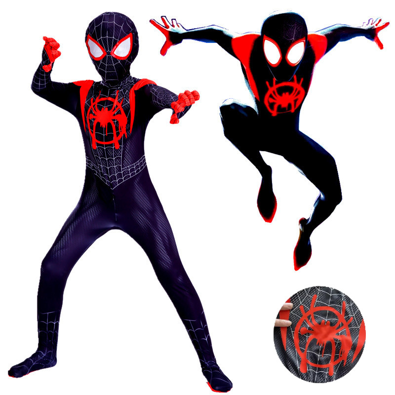 Spiderman Miles Morales Cosplay Disfraz De Superhéroe Spider-man Zentai