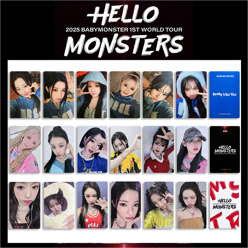 Babymonster Tarjeta Fotográfica Gira Mundial Circo Semanal Tarjeta ...