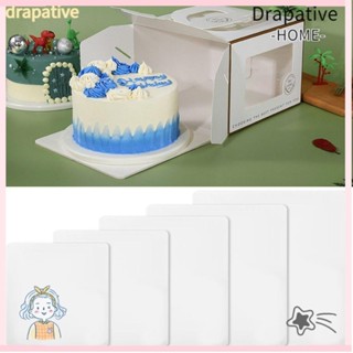 Soporte de madera para tartas con juego de tablero desechable para tartas  de madera blanca para recepción de boda, soporte para cupcakes para