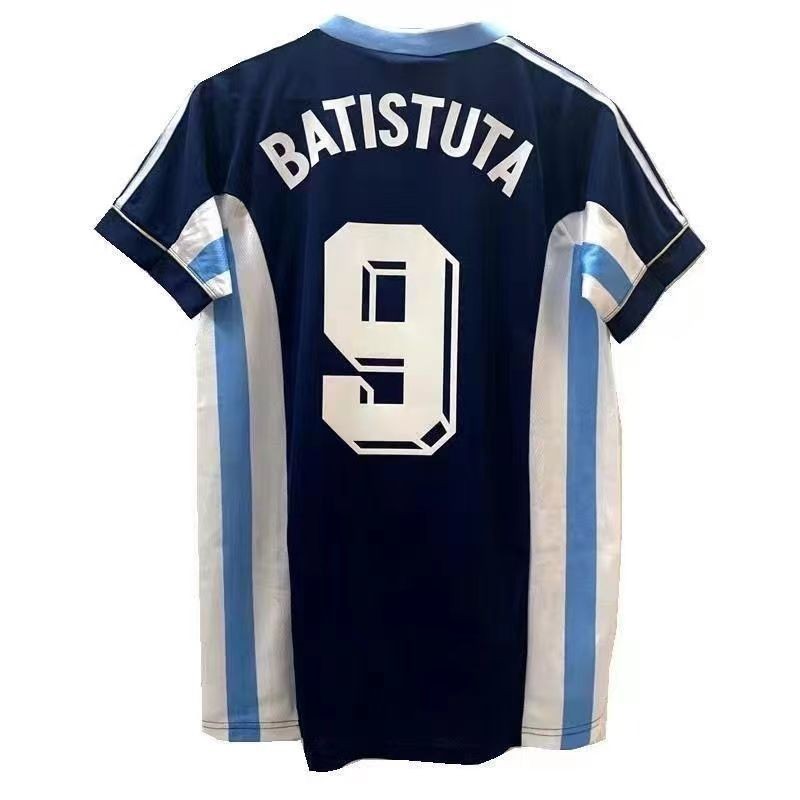 9899 Copa Del Mundo Argentina Camiseta De Casa Y Fuera No . 9