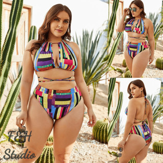 Conjunto Bikini Deportivo Talla Grande Traje Baño Dos Piezas