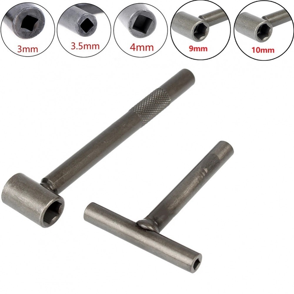 T Spanner 3/3.5/4/9/10mm Adjusting Spanner Motorcycle Engine Socket ...
