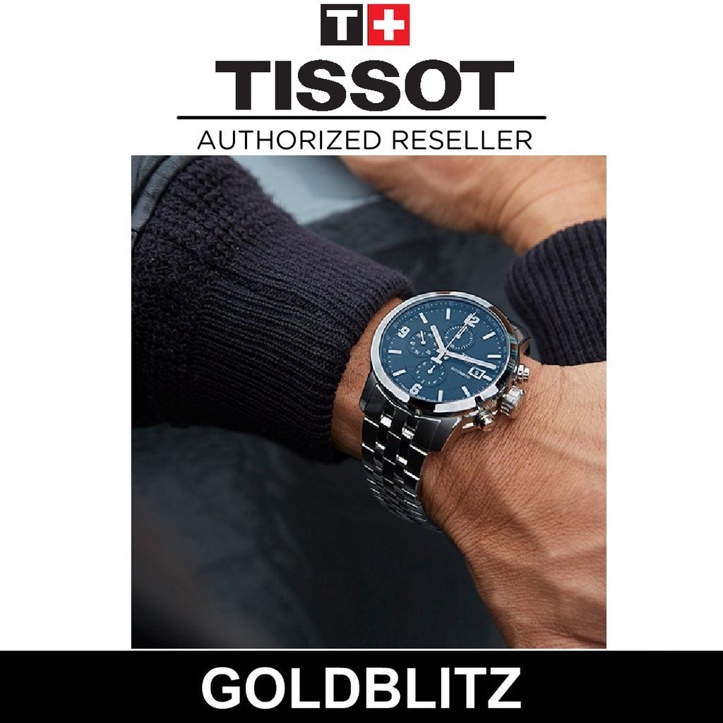 TISSOT T0554271105700 T SPORT PRC 200 Cronografo Automatico T055.427.11.057.00 Zafiro Reloj De Hombre Hecho En Suiza Shopee Colombia