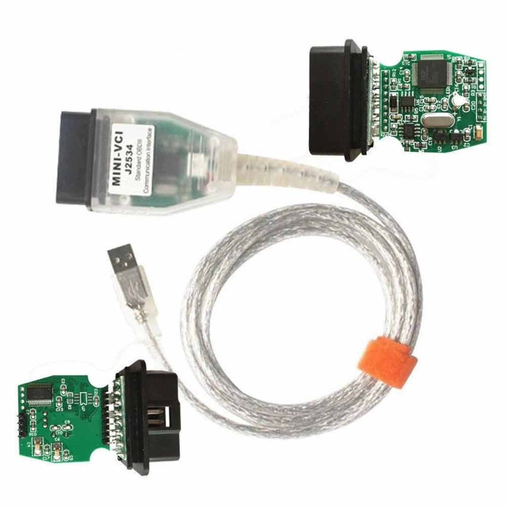 Adattatore OBD2 Per Laptop Cavo Diagnostico OBD2 Mini VCI J2534 Per Toyota/Lexus - Compatibile Con Software Techstream Obd2 Auto Diagnostica
