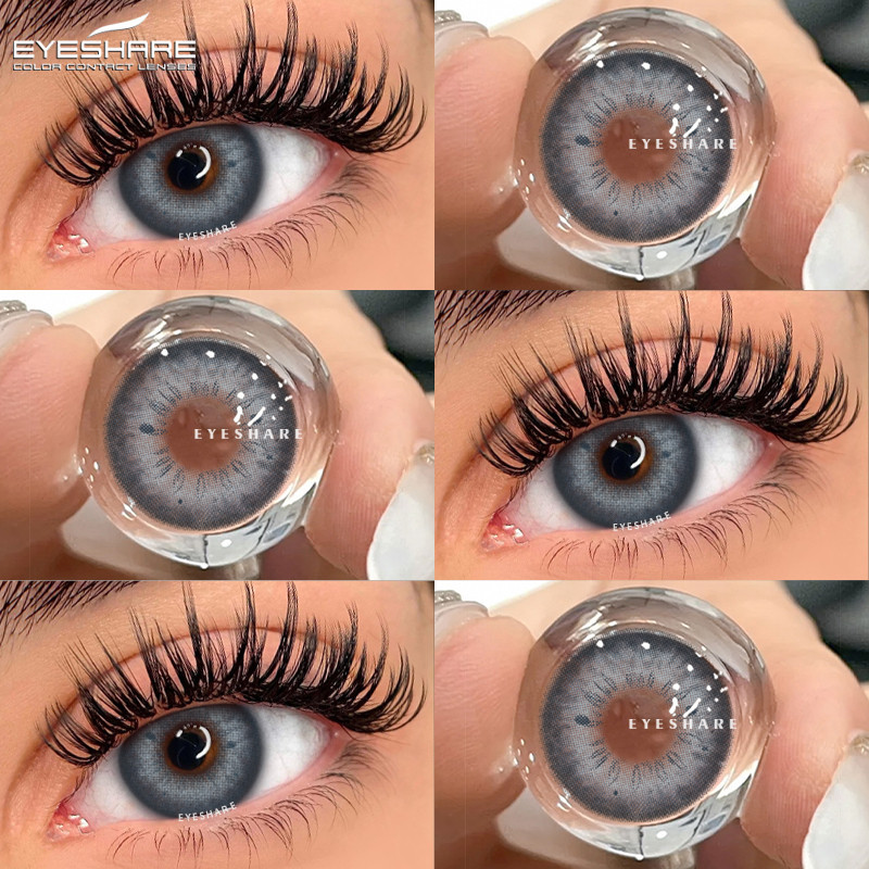 Eyeshare Holland Series Lentes De Contacto De Color Natural Marrón