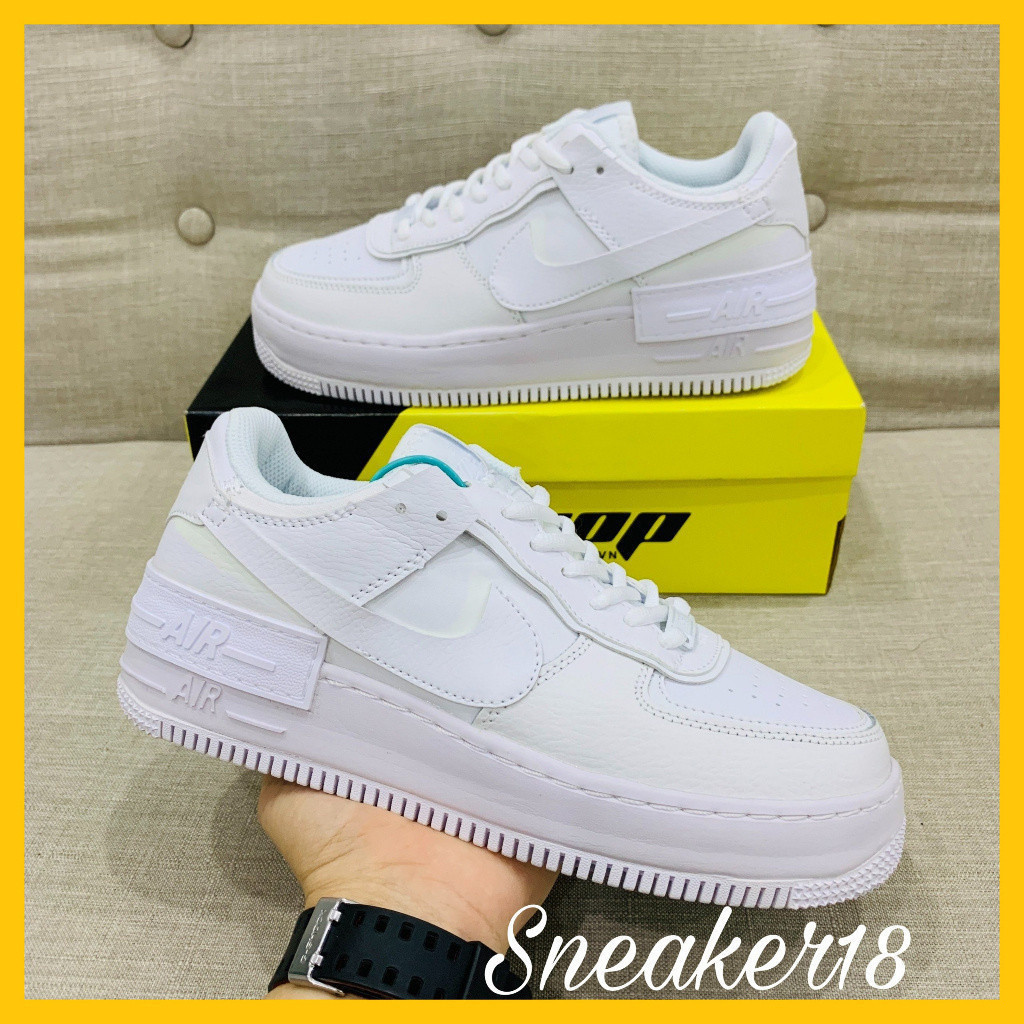 Shoes _ nike Air Force 1 low all White Shadow , A La Zapatilla AF1 Le ...