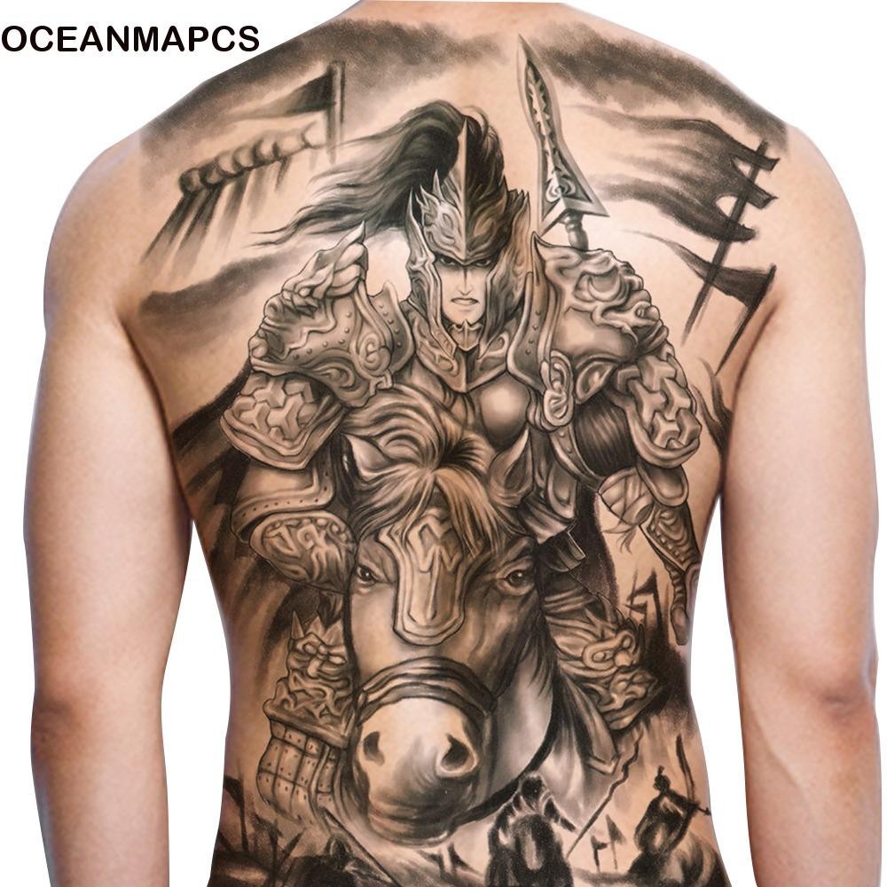 OCEANMAPCS Parche De Tatuaje De Espalda Completa , Alas De Ángel De  Impresión De Transferencia De Agua De La Pegatina , A Prueba Larga Duración  Sudor Tatuajes Temporales Unisex | Shopee Colombia