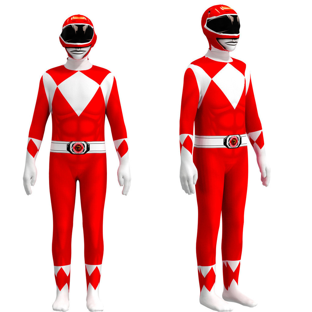 Power Rangers Body Adulto Niños Superhéroe Poder Samurai Sentai Disfraz ...