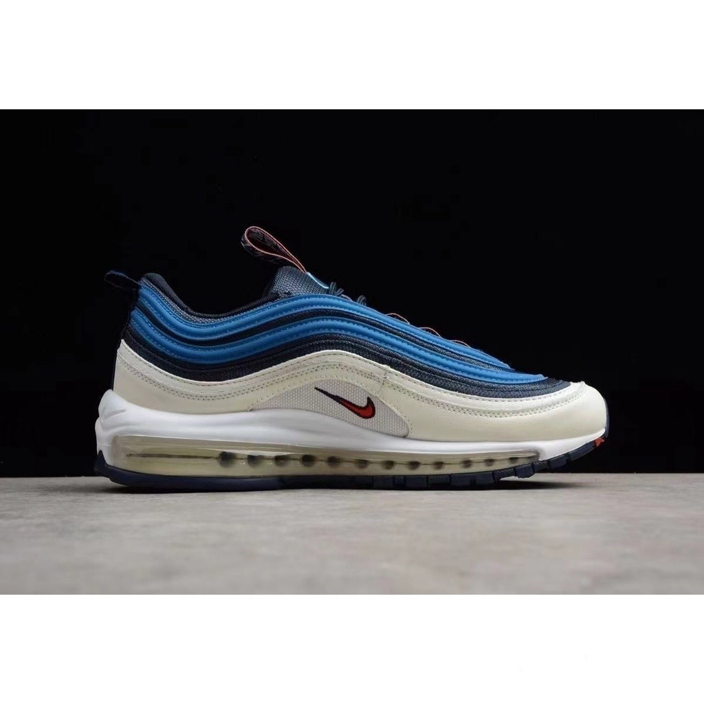 Zapatillas De Deporte De Hielo Air Max 97 MSCHF x INRI Jesus Blanco Agua Azul Shopee Colombia