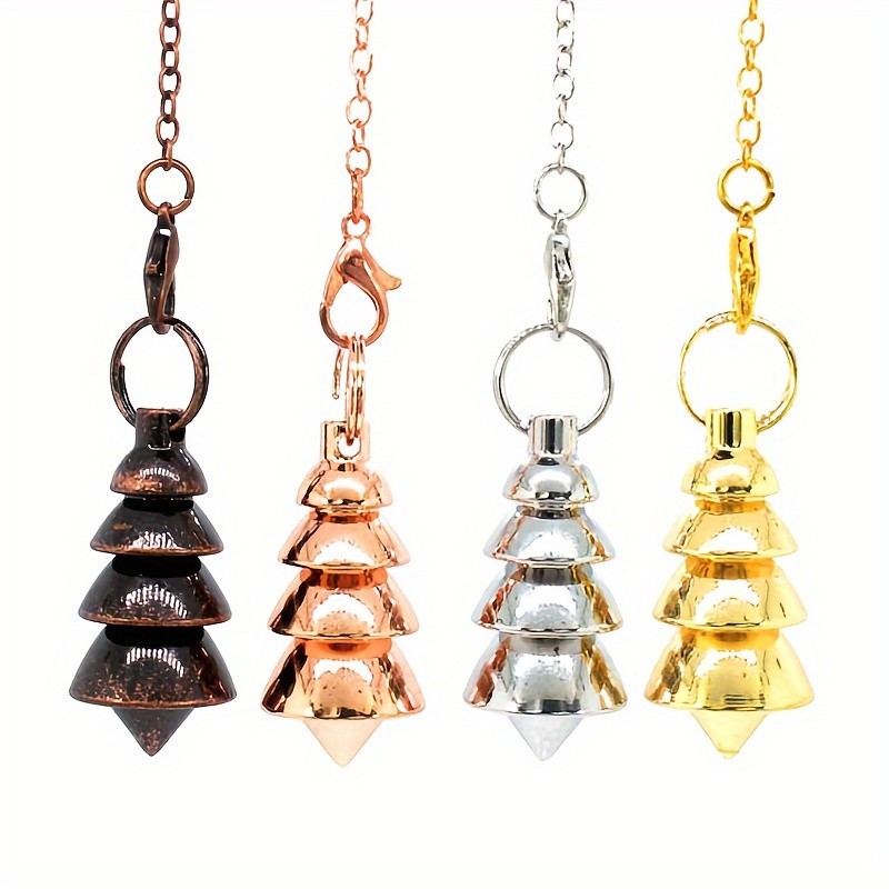 Péndulo De Radiestesia De Cobre – Cadena De 22.86 Cm Para Adivinación, Equilibrio Reiki Y Meditación Esotérica