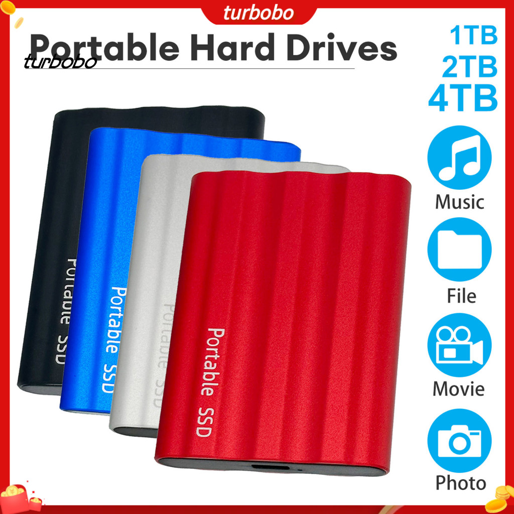 High-speed Usb Hard Drive Ultra-fast Portable Sata External 1/2/4tb Ssd ...