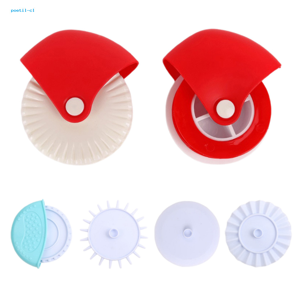 Pastry Cutter Wheel Pasta Cutting Tool 6pcs Wavy Edge Set Non-stick ...