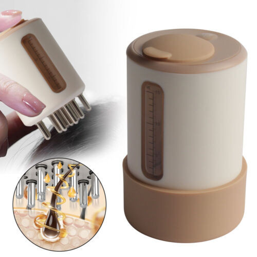 Electric Scalp Massager Comb Hair Oil Applicator Brush Red Light