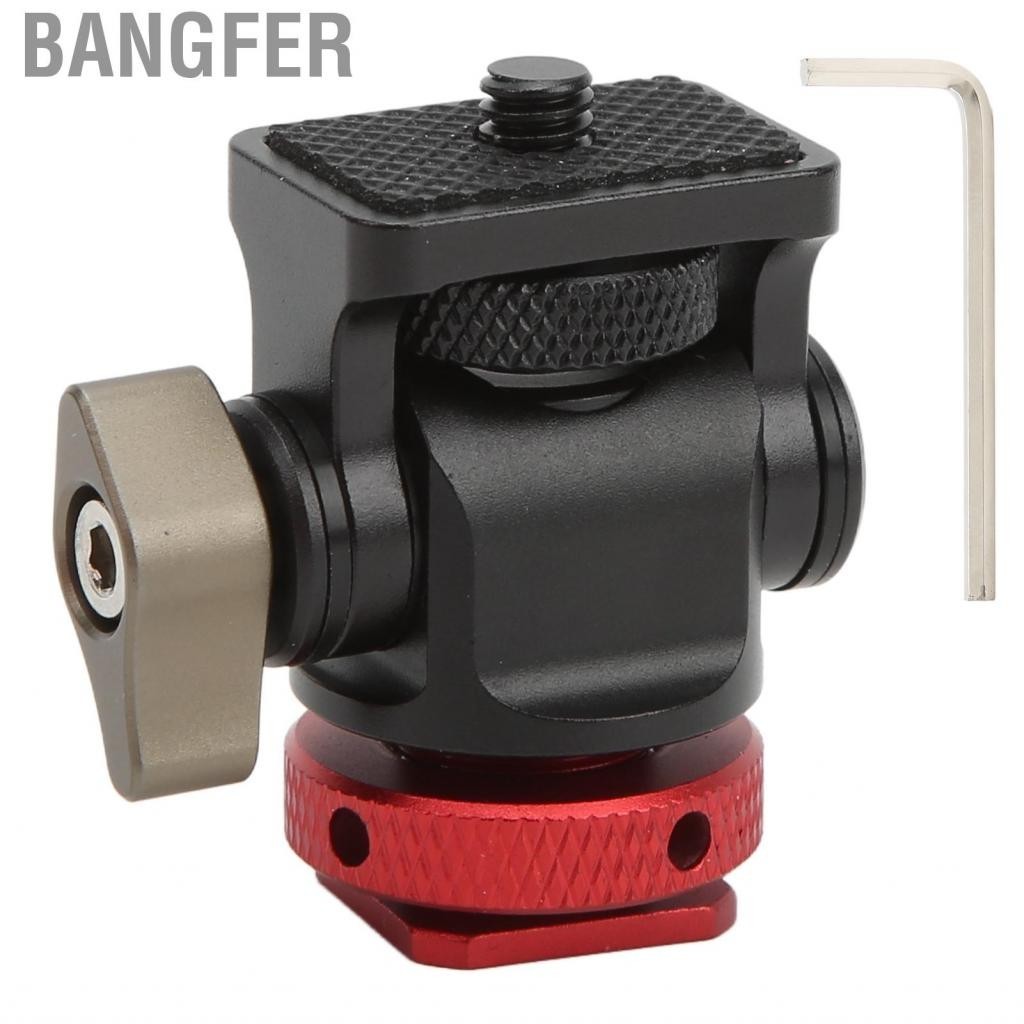 Bangfer Mini Tripod Cold Shoe Adapter Flexible Aluminum Alloy