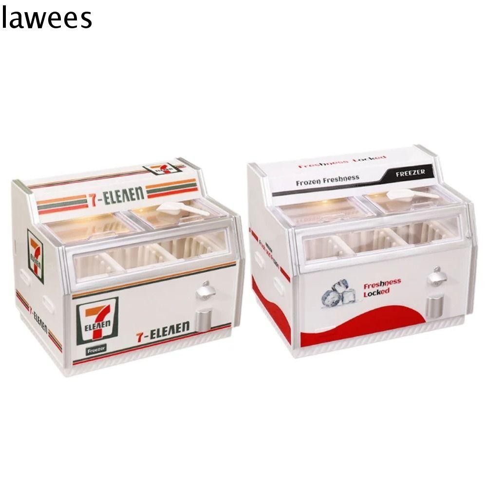 Mini Nevera Para Casa De Muñecas Congelador Funcional Accesorios Escala 1:12 Regalo Original Para Coleccionistas