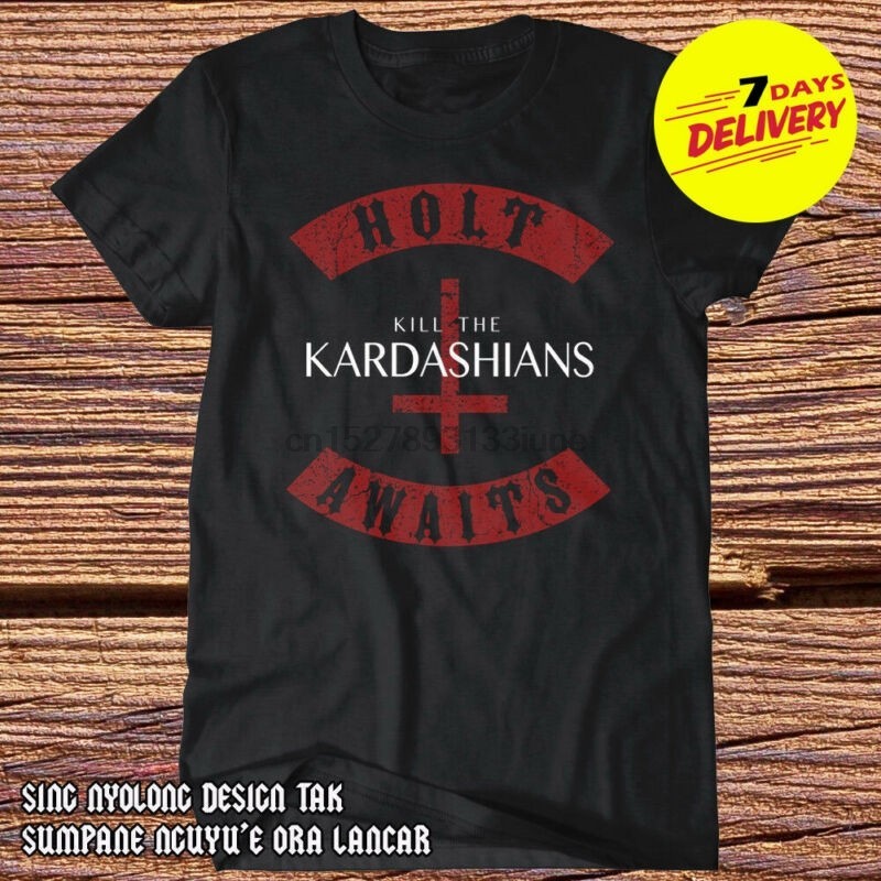 Kill The Kardashian Slim Fit Holt Espera Slayer Gary Exodus Tee Tamaño ...