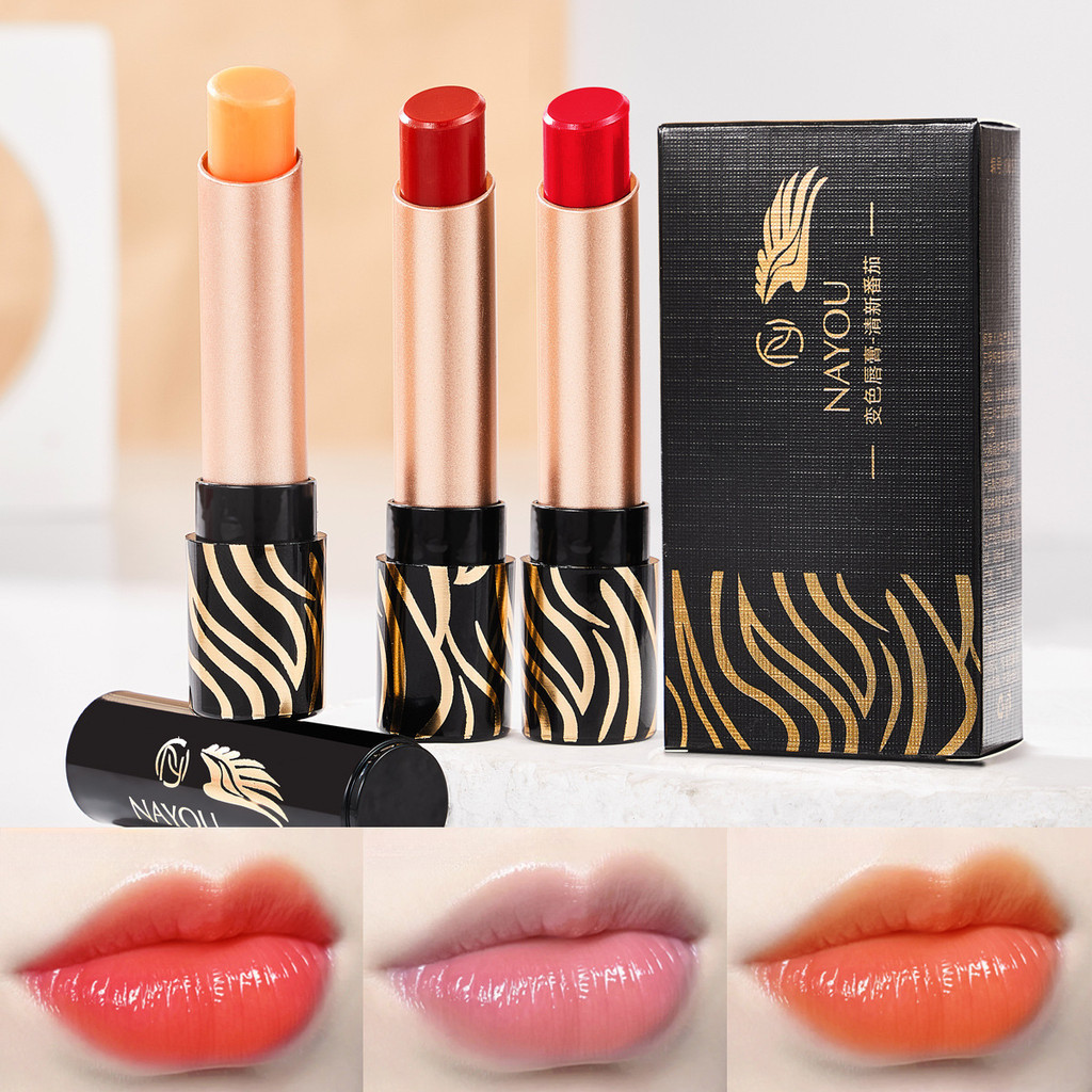 Stock Listo Nayou Caroteno Cambio De Temperatura Bálsamo Labial Mil ...
