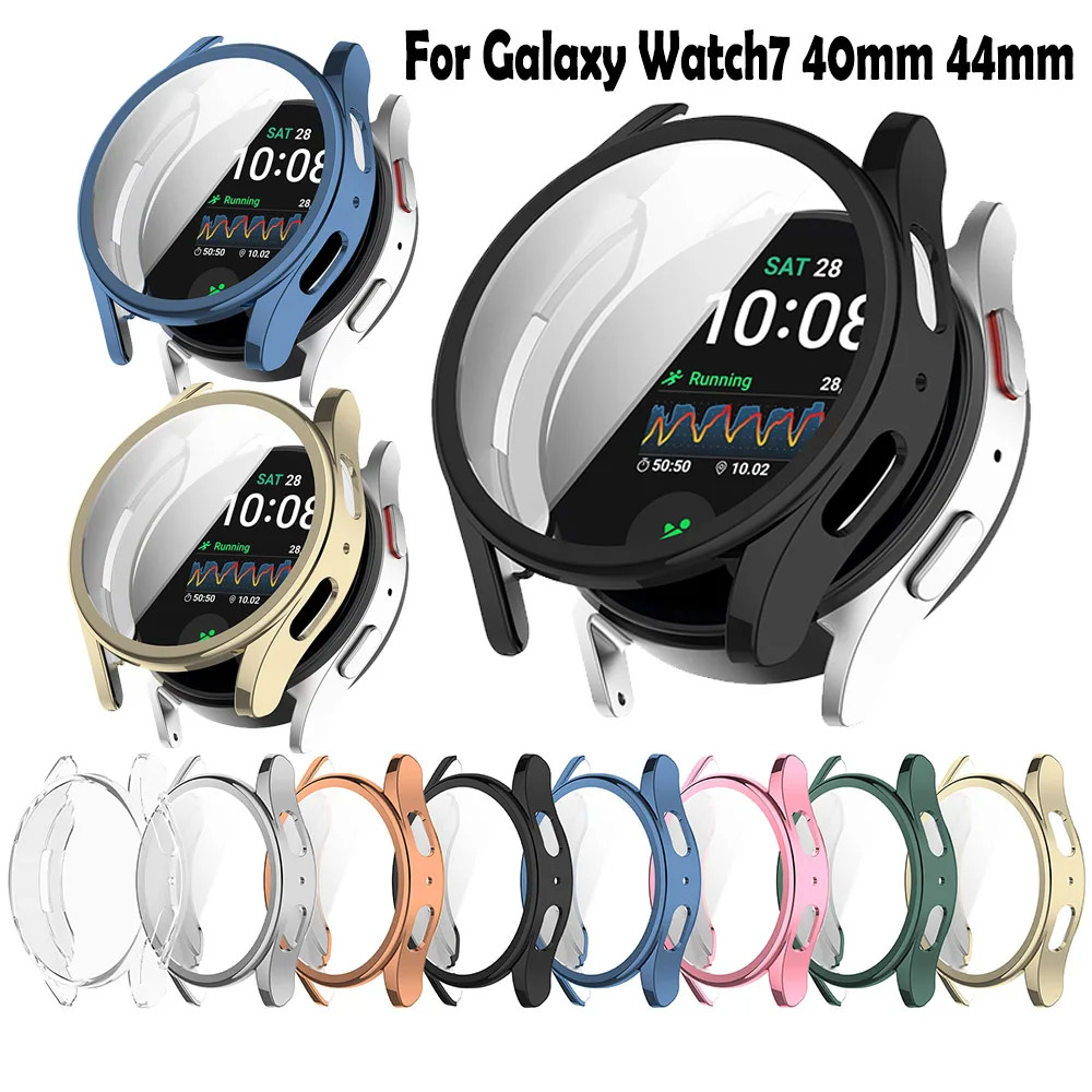 Funda Protectora Completa Para Samsung Galaxy Watch 7 40mm 44mm SmartWatch Accesorios Marco Fundas TPU Pantalla Shopee Colombia